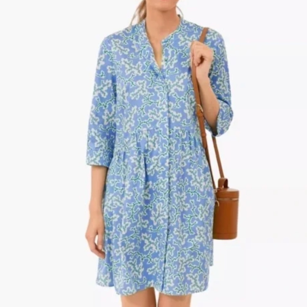 NWT Tuckernuck Retro Reef Royal Short Dress- M